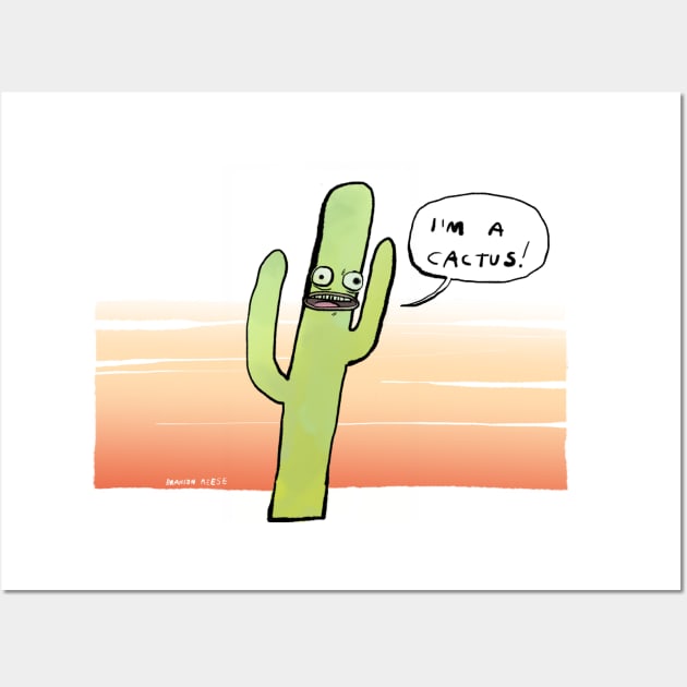 Cactus Wall Art by bransonreese